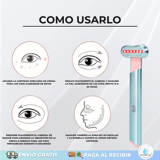 Varita Facial 4-en-1 Para Skincare