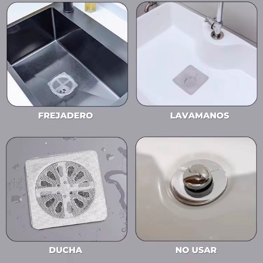 20 Filtros Adhesivos para Sifón