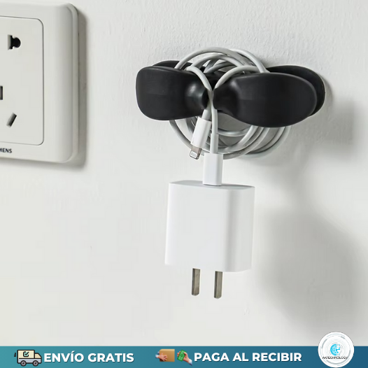 Organizador Fija Cables X5 Unidades