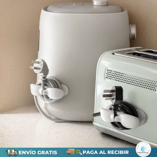 Organizador Fija Cables X5 Unidades