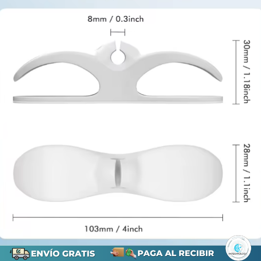 Organizador Fija Cables X5 Unidades