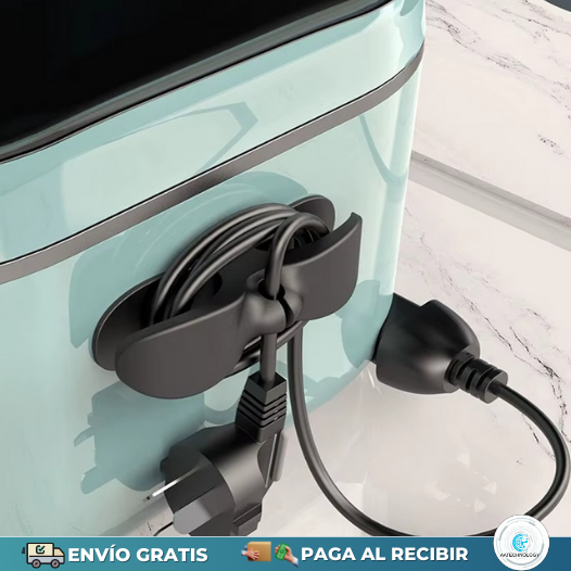 Organizador Fija Cables X5 Unidades