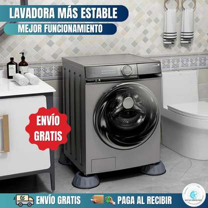 4 Bases Para Lavadoras Para Protección De Daños