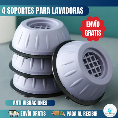 4 Bases Para Lavadoras Para Protección De Daños