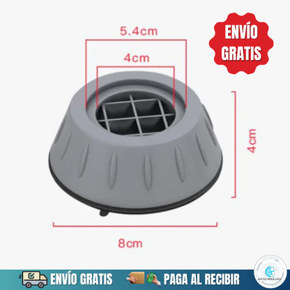 4 Bases Para Lavadoras Para Protección De Daños