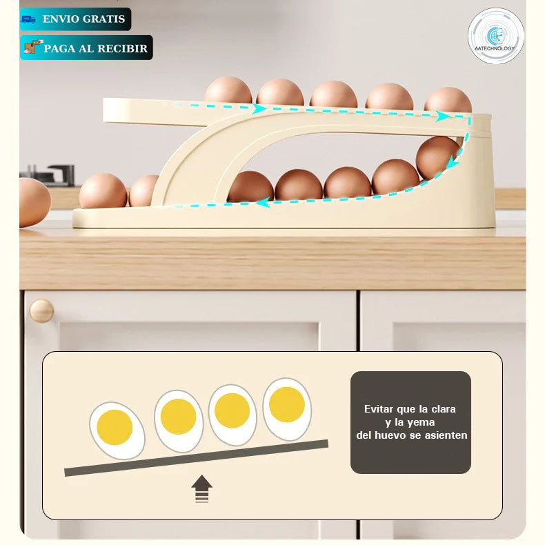 ESTANTE ORGANIZADOR PARA HUEVOS CON ENVIO GRATIS