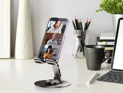 Soporte Metálico Giratorio Celular Y Tablet
