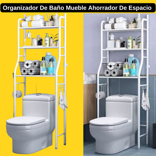 ORGANIZADOR DE BAÑO MUEBLE AHORRADOR DE ESPACIO