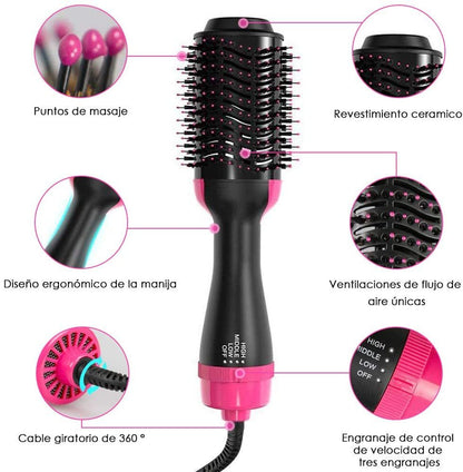 Cepillo Secador 3 En 1
