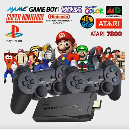 Consola Nostalgic 4K (+10.000 Juegos) + 2 Mandos