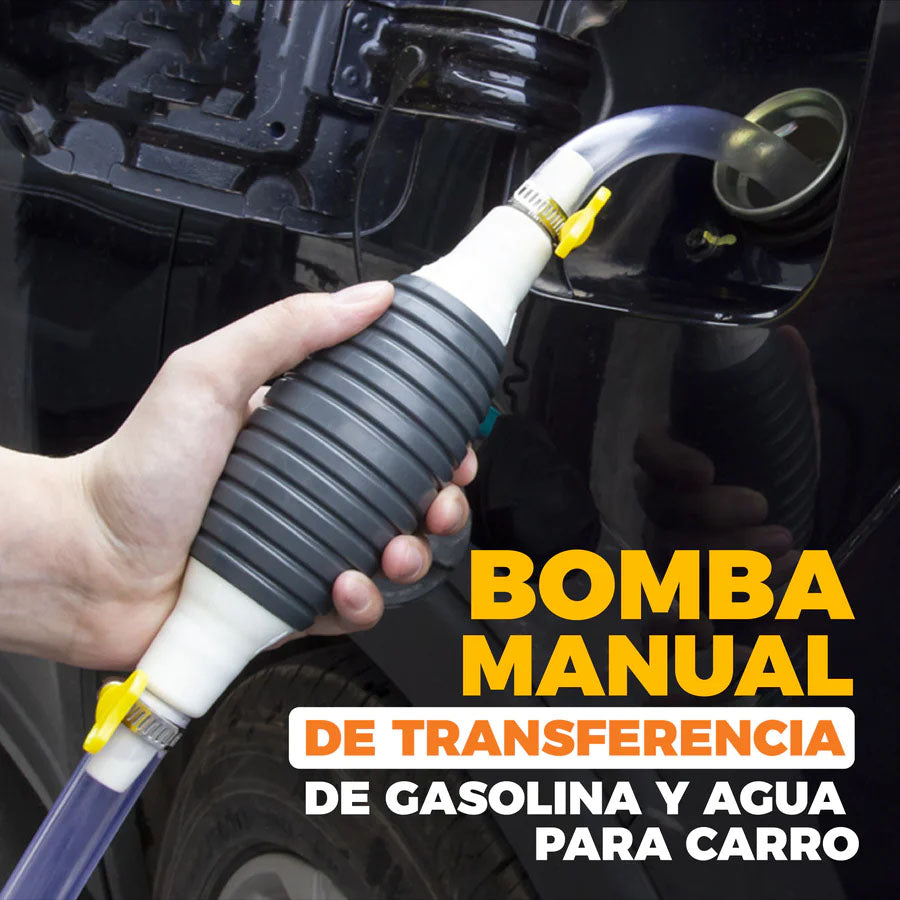 BOMBA MANUAL DE TRANSFERENCIA DE GASOLINA Y AGUA PARA CARRO