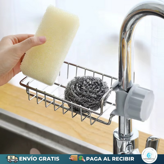 Estante y Escurridor para Esponjas y Accesorios