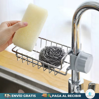Estante y Escurridor para Esponjas y Accesorios