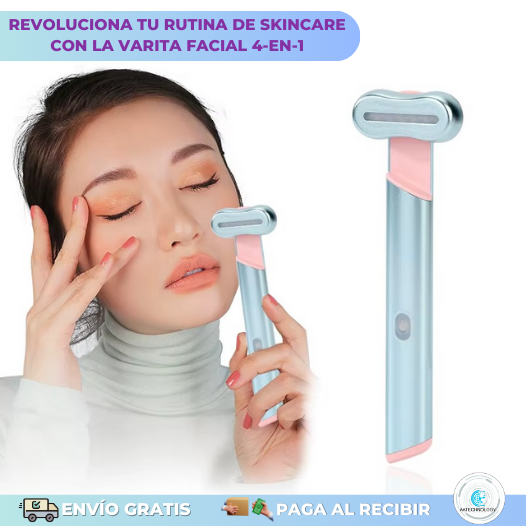 Varita Facial 4-en-1 Para Skincare