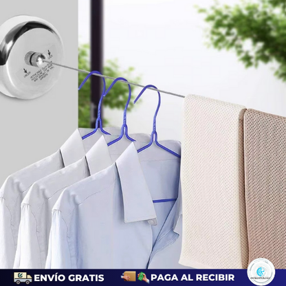 Tendedero Retráctil De Acero Inoxidable De 2.8 Metros