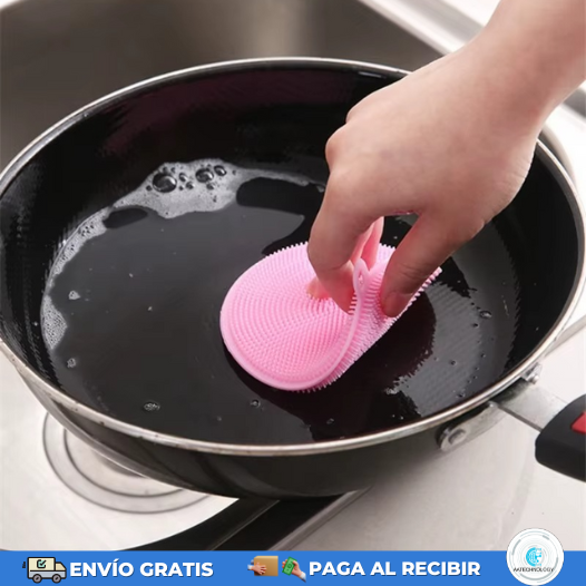 3 Esponjas de Silicona Multifuncional
