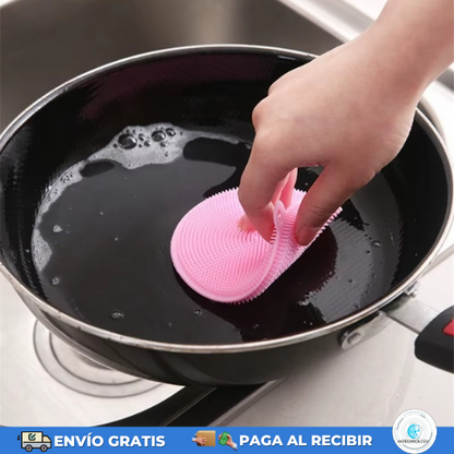 3 Esponjas de Silicona Multifuncional