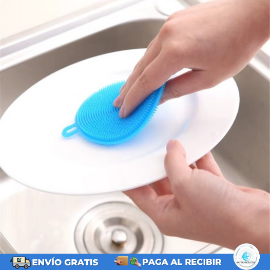 3 Esponjas de Silicona Multifuncional