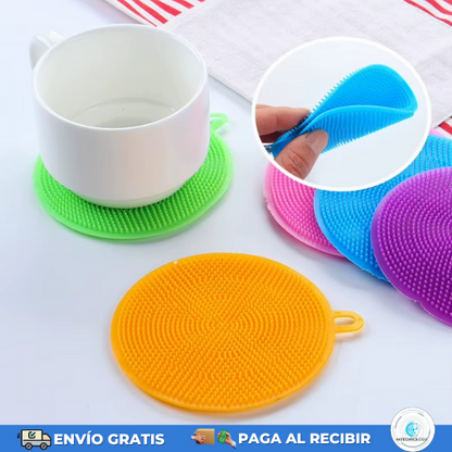 3 Esponjas de Silicona Multifuncional