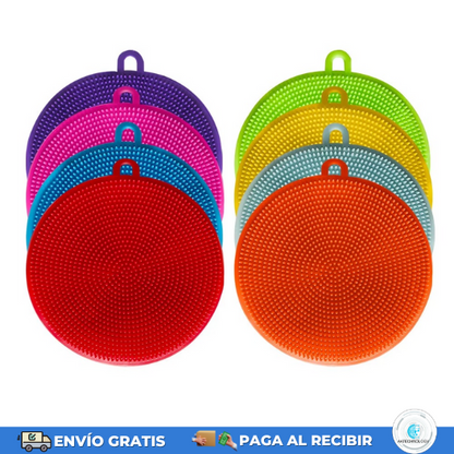 3 Esponjas de Silicona Multifuncional