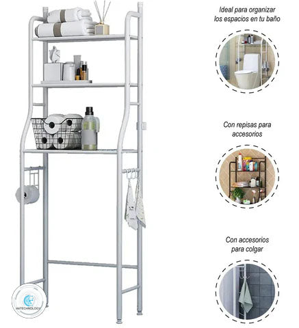 ORGANIZADOR DE BAÑO MUEBLE AHORRADOR DE ESPACIO