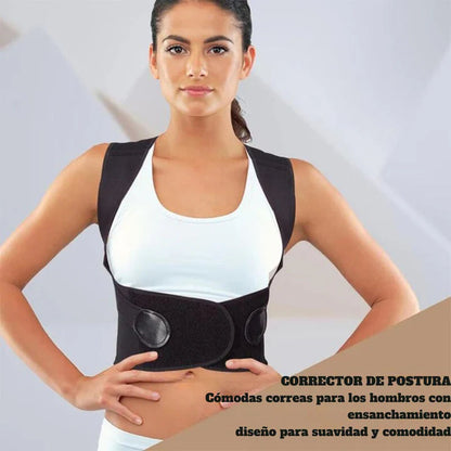 Corrector De Postura De Espalda Y Hombros Ajustable