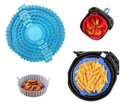 6 Moldes En Silicona Protector Para Freidora De Aire