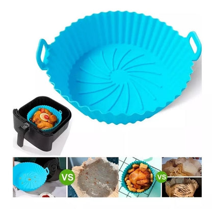 3 Moldes Grandes En Silicona Protector Para Freidora De Aire