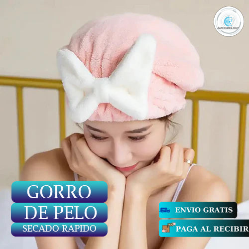 GORRO SECADO RÁPIDO ANTI-FRIZZ "OFERTA 2X1 CON ENVIO GRATIS"