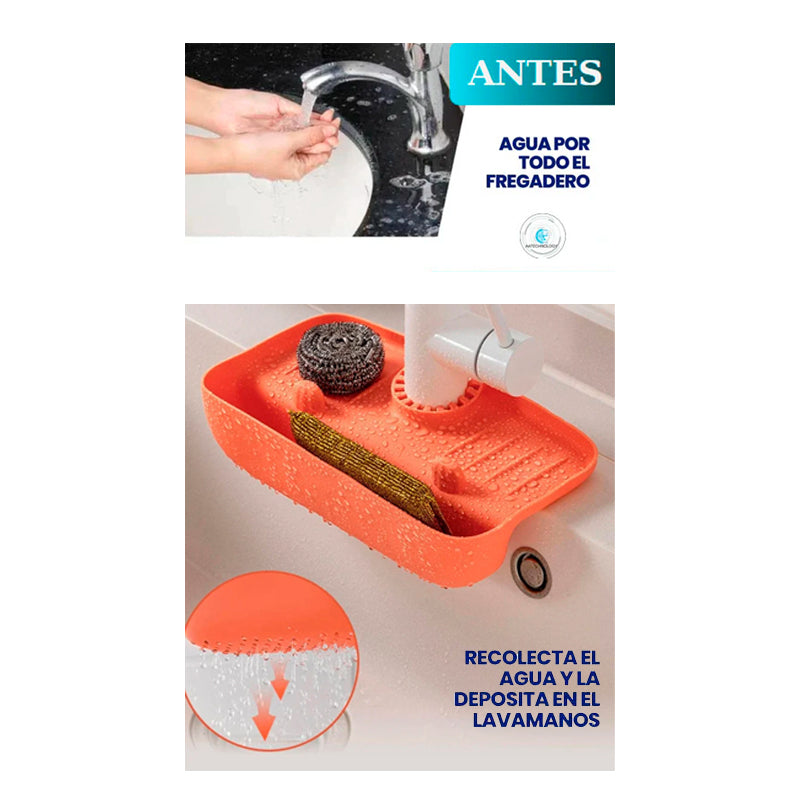 ESCURRIDOR ORGANIZADOR PARA GRIFO ANTIBACTERIAS Y ANTIHUMEDAD