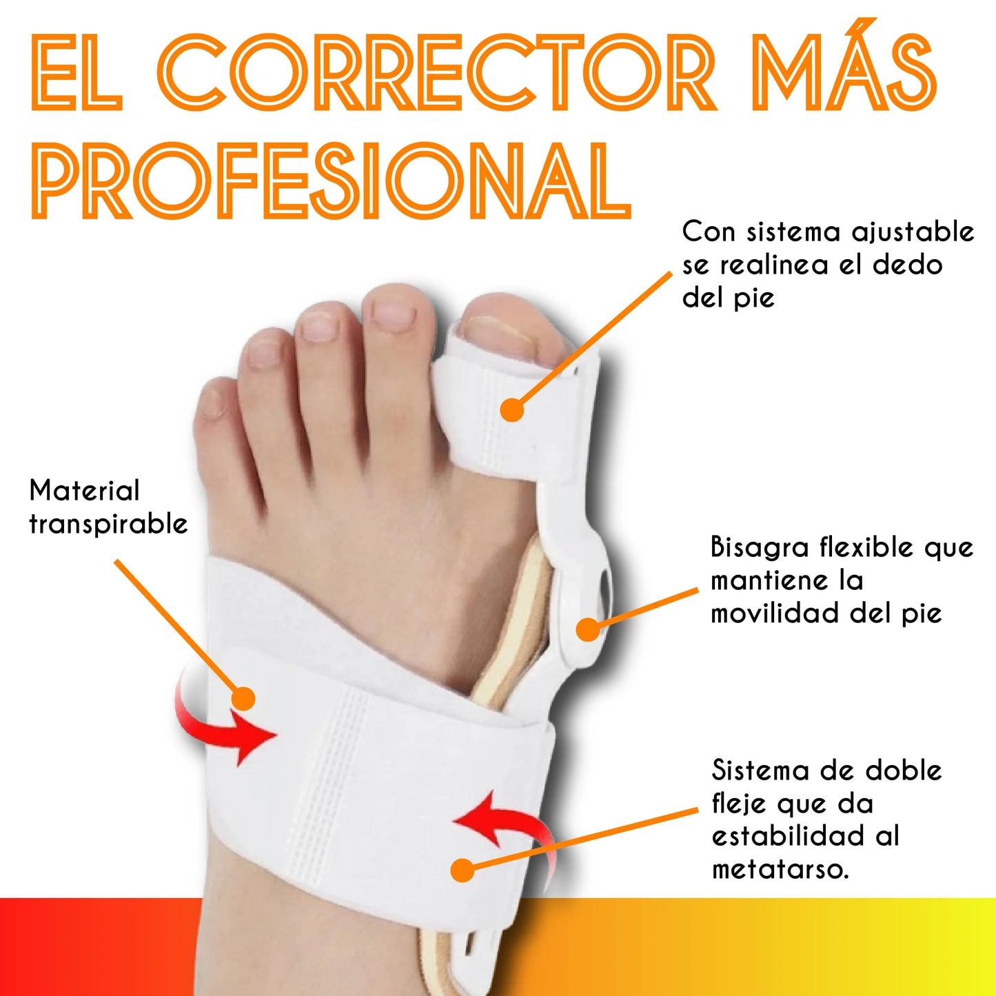 Corrector De Juanetes Profesional + Envio Gratis