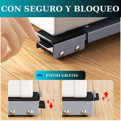 Soporte Móvil Para Lavadora Y Nevera