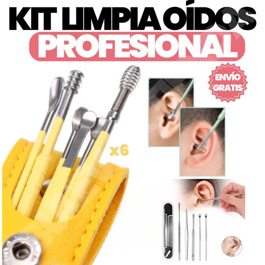 KIT PROFESIONAL X6 LIMPIA OÍDOS OFERTA 2x1 + ENVIO GRATIS