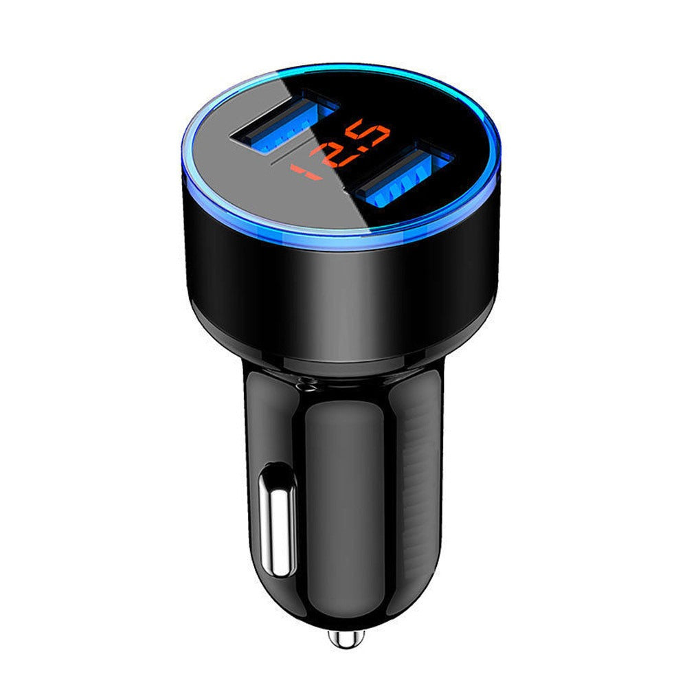 CARGADOR DUAL USB PARA VEHÍCULO QUICK CHARGE 2 EN 1